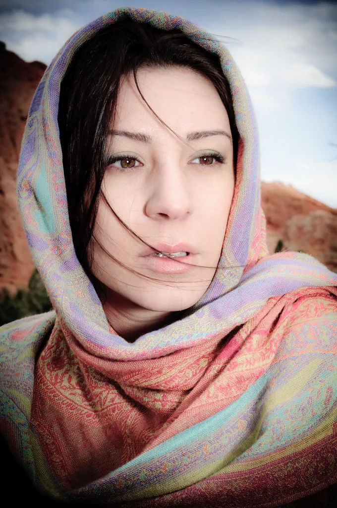 Photo editing — portrait of Irina