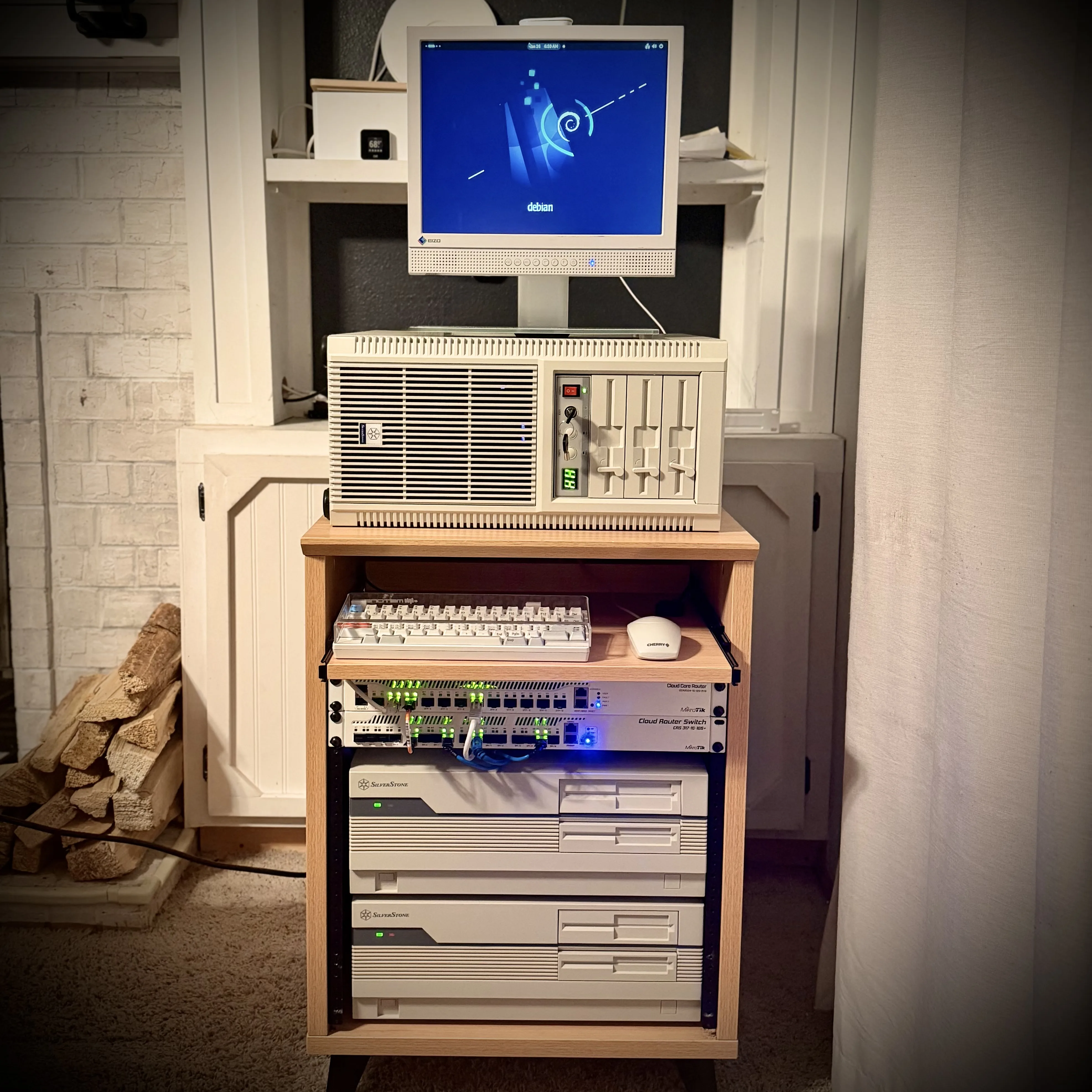 Home lab AI networking cluster for DGX Spark agentic LangChain dev, delivering 200Gbps fabric across routing, switching, compute, and storage